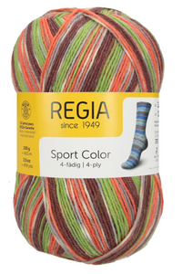 4-kordne sokilõng Regia Color 100g/ 420m  MASINAS PESTAV