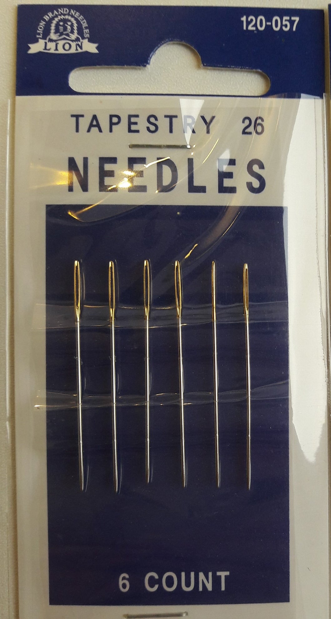 Nõelad 26, 6tk komplektis, hõbedased ja kuldsed