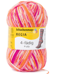 4-kordne sokilõng Regia Color 100g/ 420m  MASINAS PESTAV