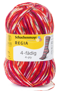 4-kordne sokilõng Regia Color 100g/ 420m  MASINAS PESTAV