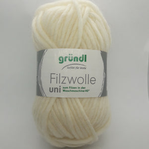 Filzwolle Uni, 50g/50m