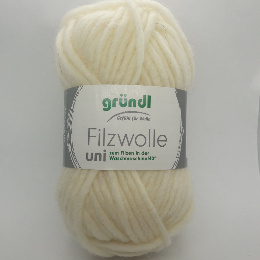 Filzwolle Uni, 50g/50m
